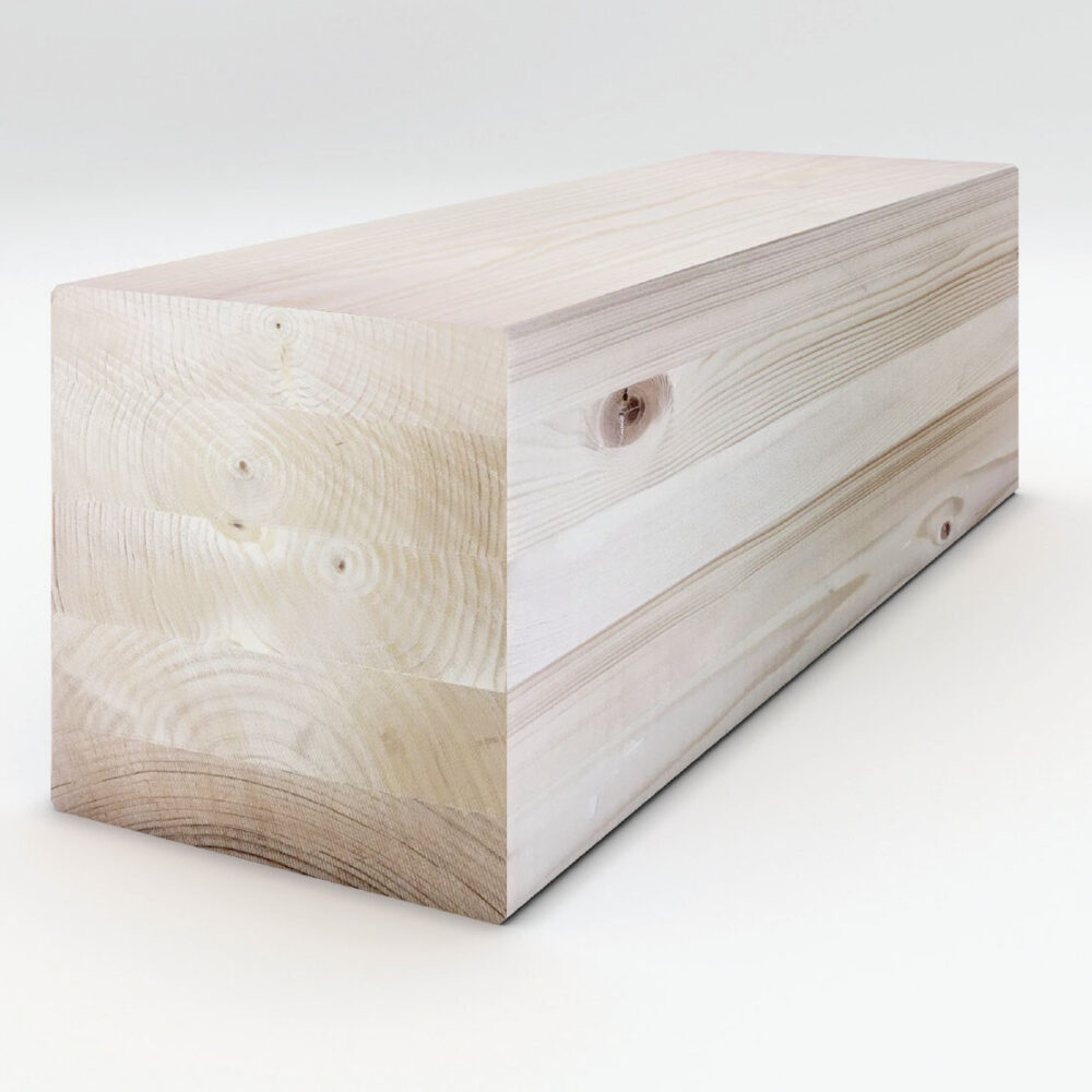 Столб опорный клееный строганый с 4-х сторон (лицевое качество)